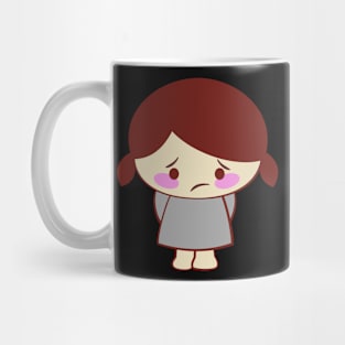 sad girl Mug